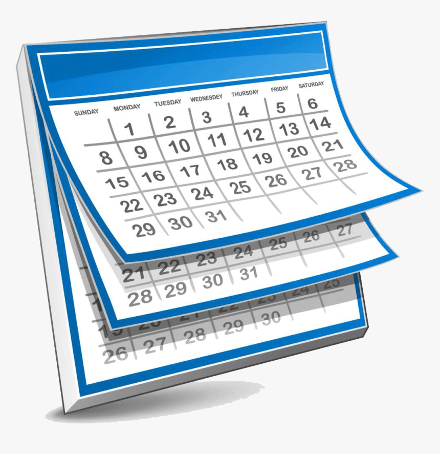 Clipart Calendar Png Calendar Clipart Transparent Png kindpng