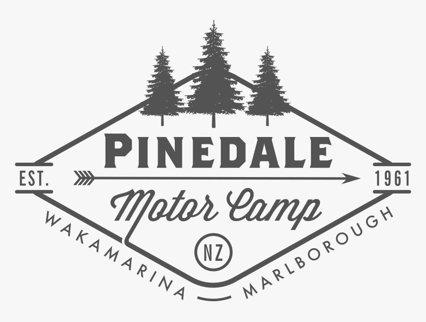 Cropped Pinedale Motor Camp - Tree Camping Logo Png, Transparent Png, Free Download