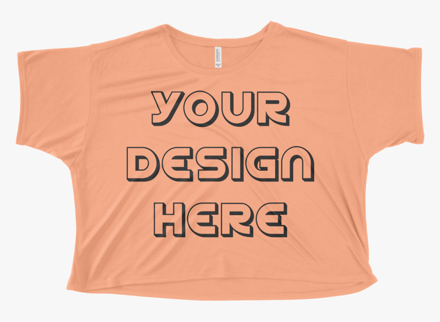 Bella Canvas 8881/8850 Women"s Tshirt Mockups - Blouse, HD Png Download, Free Download