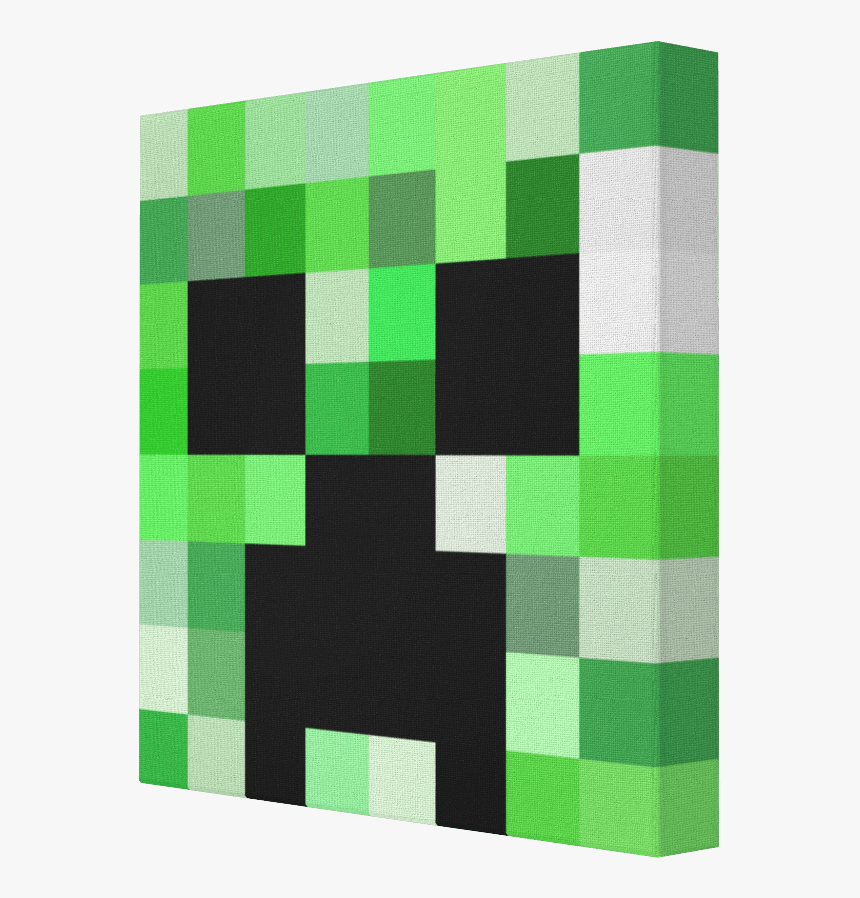 Creeper Face Png - Minecraft Creeper, Transparent Png, Free Download