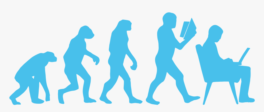 Transparent Evolution Png - Human Evolution To Computers, Png Download, Free Download