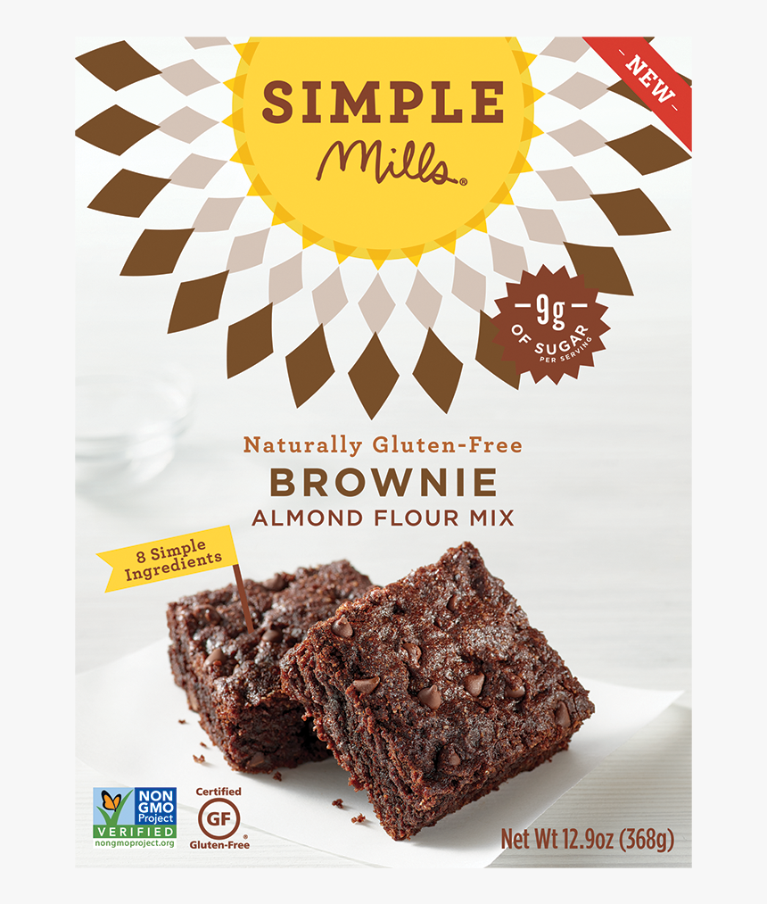 Simple Mills - Brownie Mix - 12 - 9 Oz"
 Class="lazyload - Simple Mills Brownies, HD Png Download, Free Download