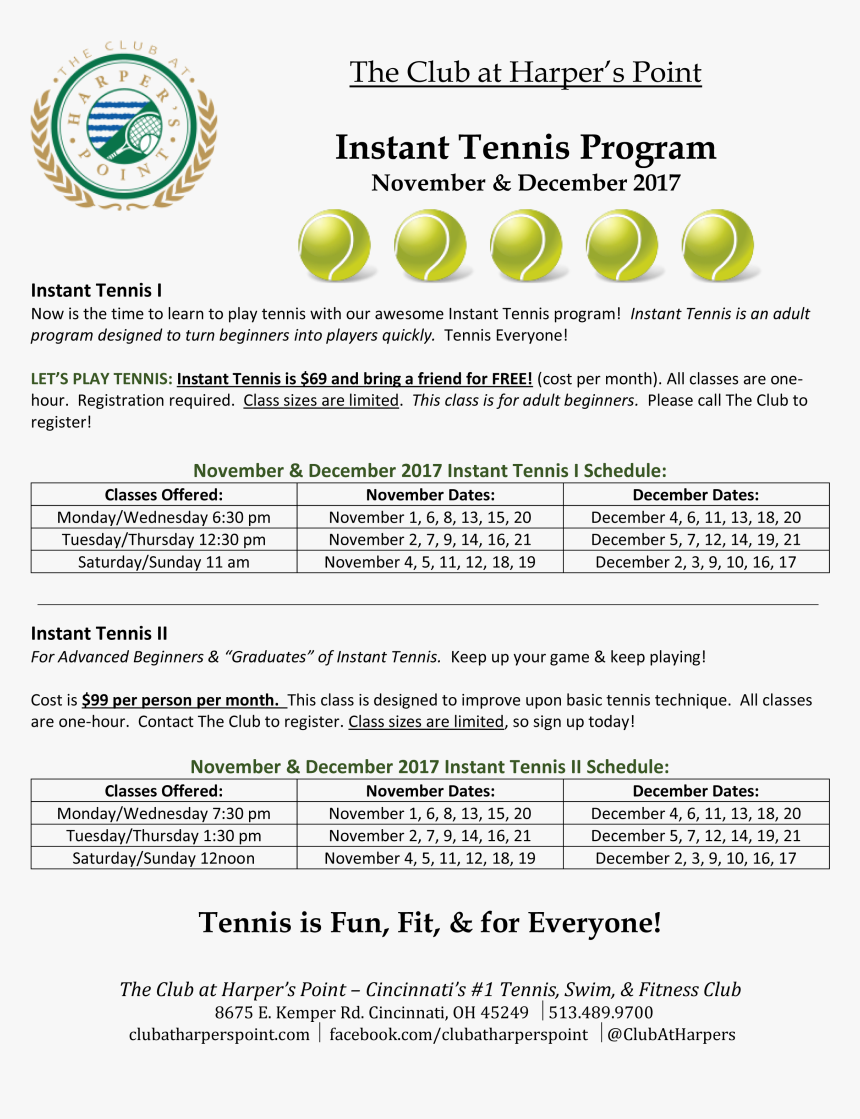 Tennis Plan For Beginners, HD Png Download, Free Download