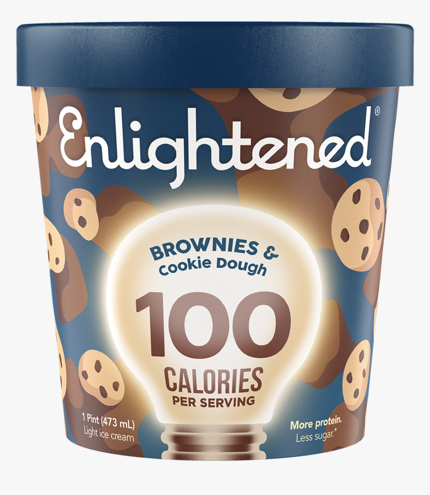 Enlightened Brownies And Cookie Dough Review, HD Png Download, Free Download