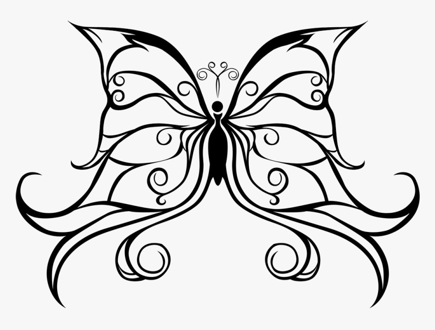 Imagenes Dibujos De Tribales - Dibujos De Mariposas, HD Png Download, Free Download