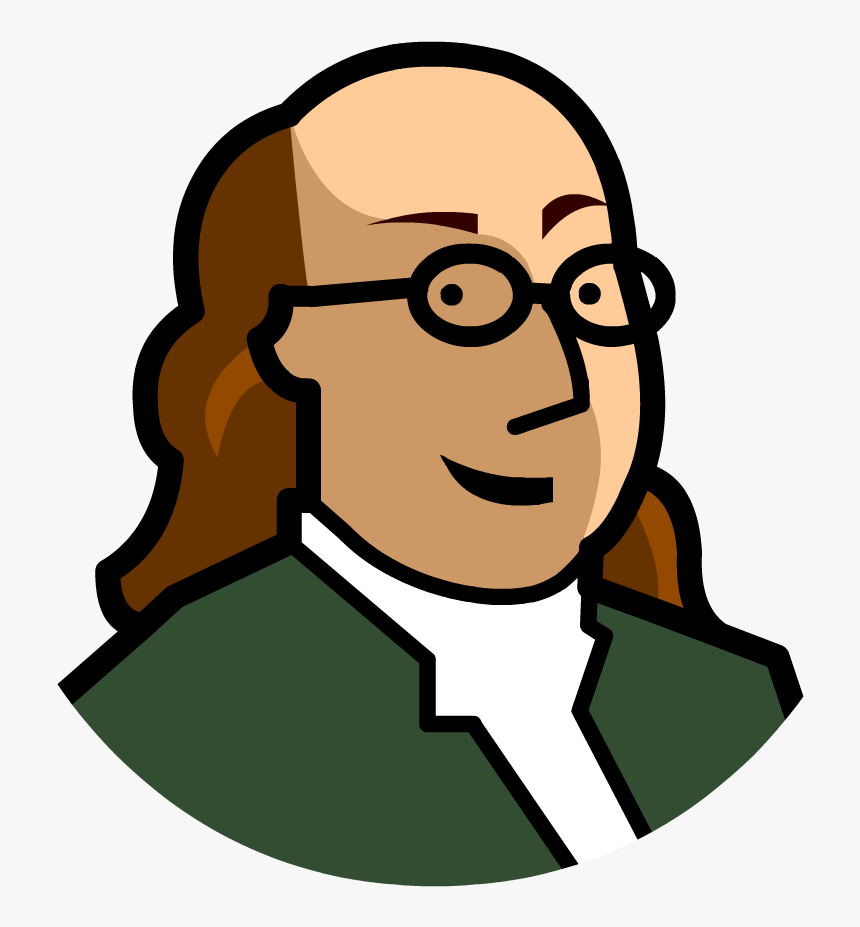 Transparent Franklin Png - Cartoon Pictures Of Benjamin Franklin, Png Download, Free Download