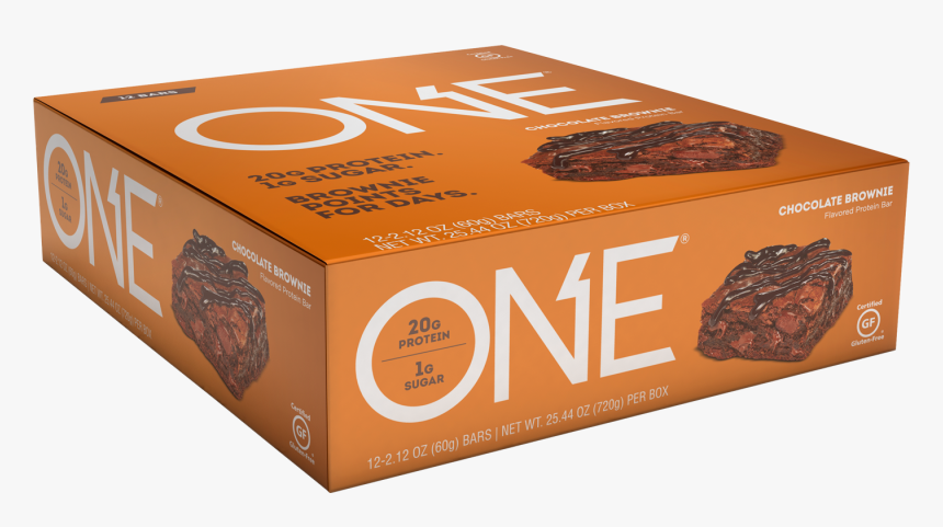 One Bars Chocolate Brownie Protein Bar - Chocolate Brownie, HD Png Download, Free Download