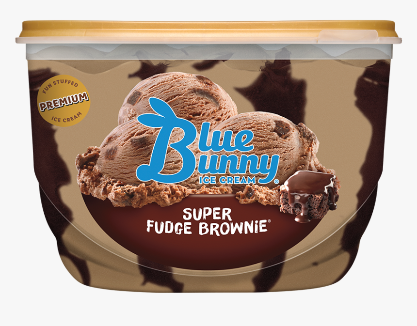 Super Fudge Brownie® - Blue Bunny Super Fudge Brownie Ice Cream, HD Png Download, Free Download