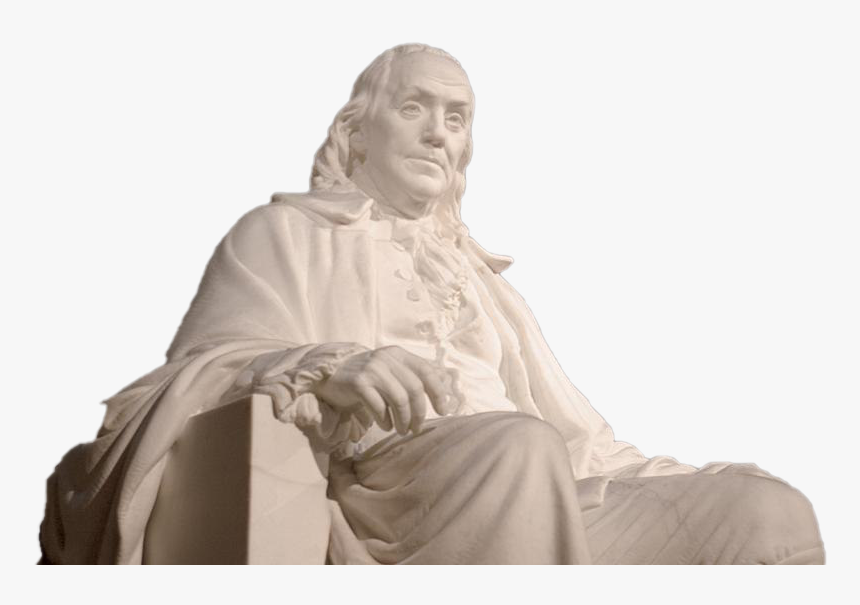 Benjamin Franklin Png Photo - Benjamin Franklin Statue Philadelphia, Transparent Png, Free Download