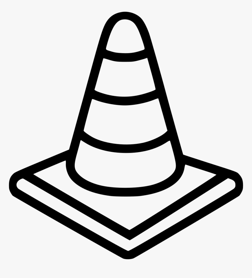 Traffic Cone - Traffic Cone Coloring Page, HD Png Download, Free Download