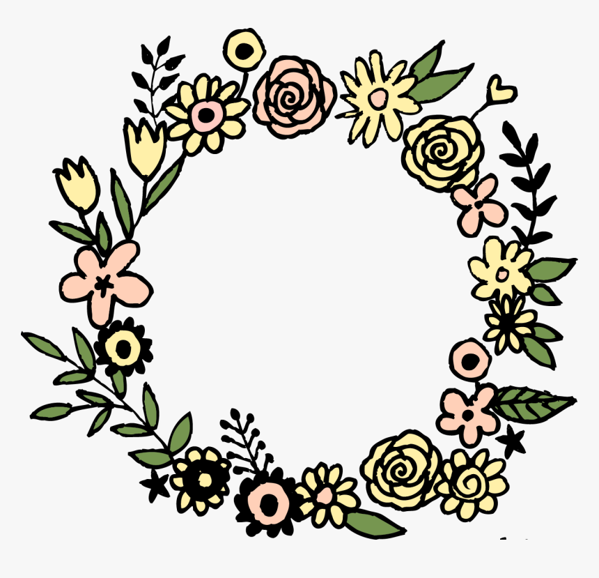 Over 250 Wedding Elements Vector - Flower Circle, HD Png Download, Free Download