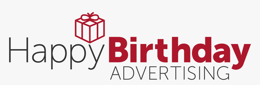 Happy Birthday Logo Design Png - Birthday Advertising, Transparent Png ...