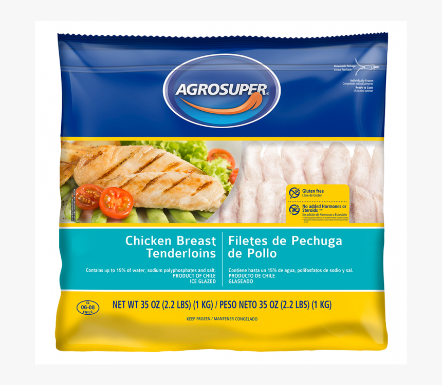 Chicken-tenderloins 2lb - Agrosuper Chicken Breast Tenderloins, HD Png Download, Free Download