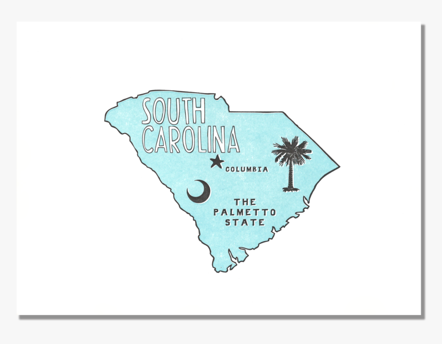 South Carolina State Print - Atlas, HD Png Download, Free Download