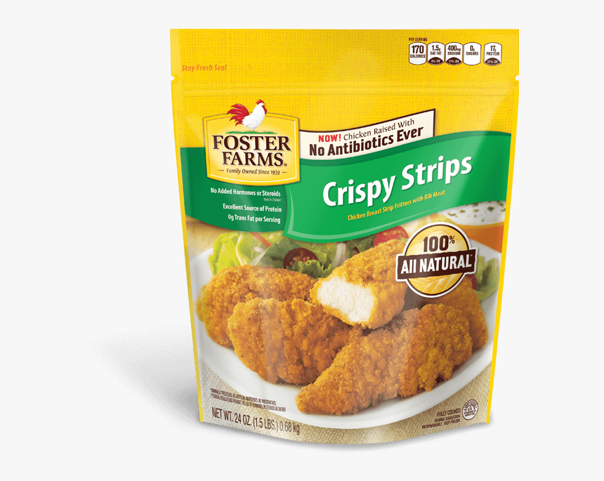 Crispy Strips - Foster Farms Chicken Strips, HD Png Download, Free Download