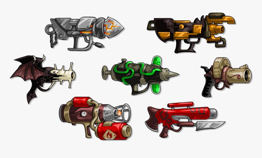 Clipart Gun Flamethrower - Firearm, HD Png Download, Free Download