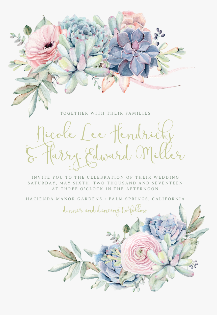 Wedding Card Png, Transparent Png, Free Download