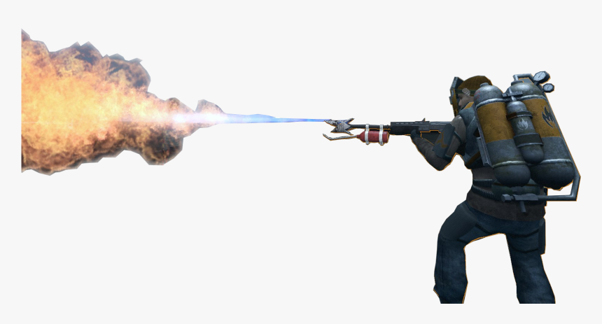 Soldier With Flamethrower Png, Transparent Png, Free Download