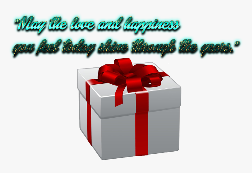 Wedding Wishes Png Free Background - Gift Box Png Transparent, Png Download, Free Download