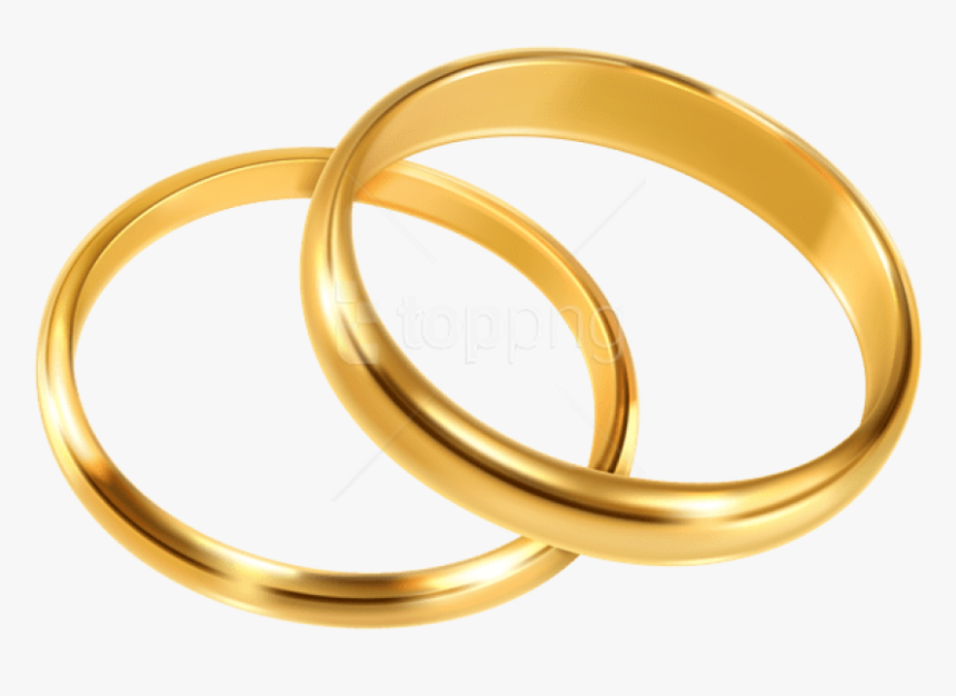 Wedding Rings Png Without Background - Wedding Ring Clipart Png, Transparent Png, Free Download