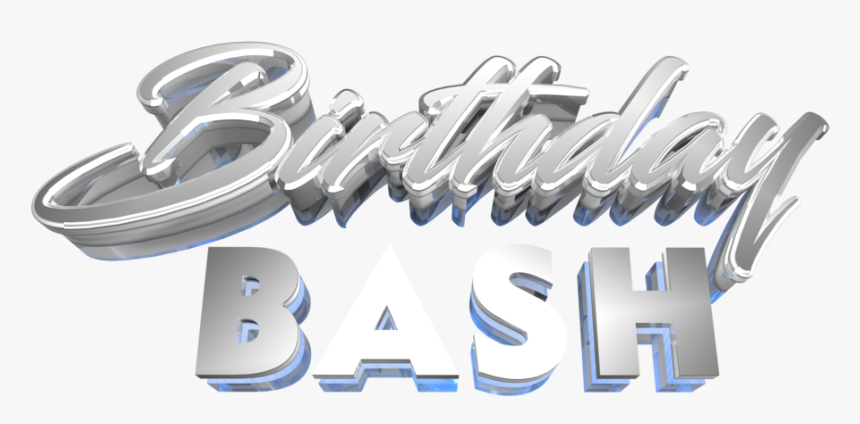 Birthday Bash Png Text, Transparent Png, Free Download