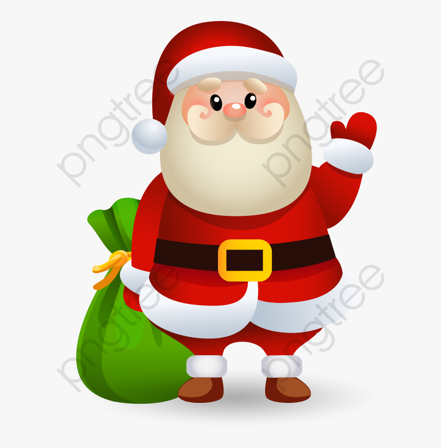 Transparent Christmas Socks Png - Santa Claus Clipart, Png Download, Free Download