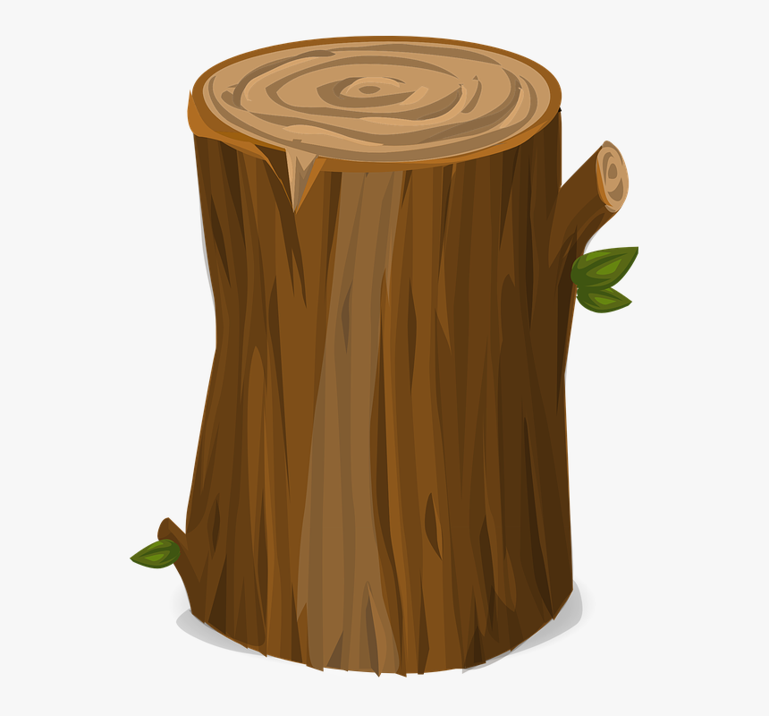 Tree, Trunk, Wood, Brown, Nature, Forest, Chopped, - Tree Stump Clipart Transparent, HD Png Download, Free Download