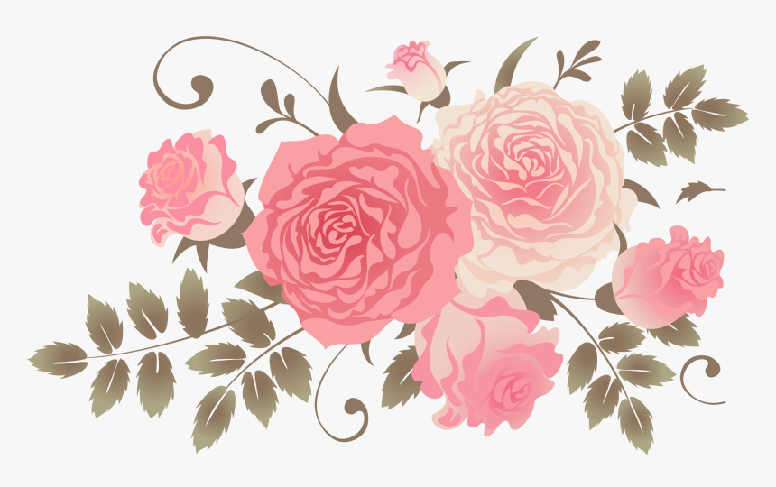 Listras Coloridas Com Flores, HD Png Download, Free Download