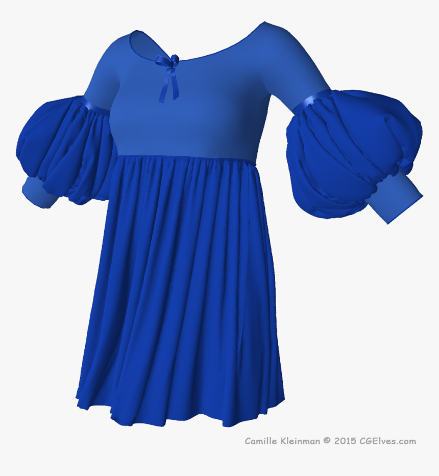 Marvelous Designer Dress From Cgelves Marvellous Designer - Ruffle, HD Png Download, Free Download