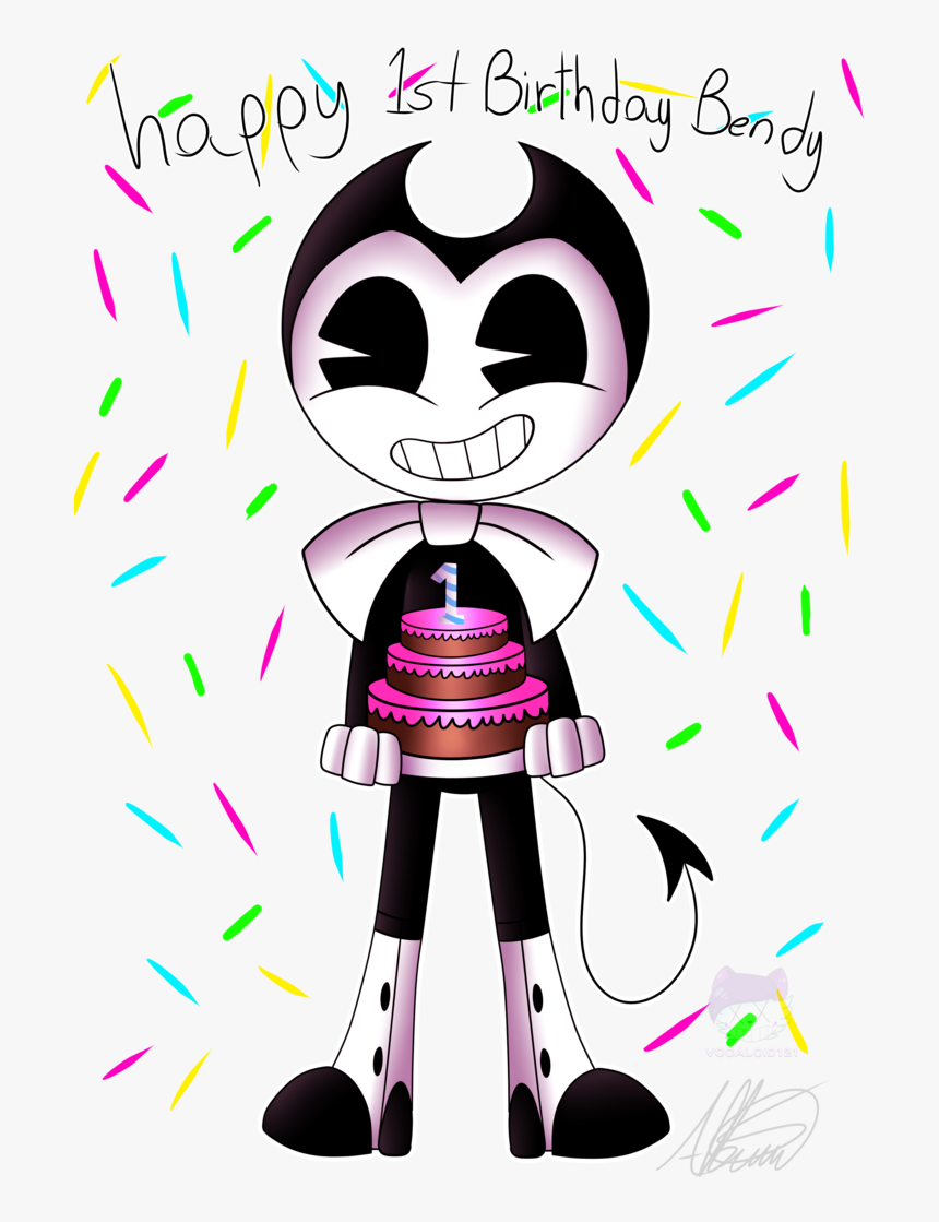 Happy 1st Birthday Bendy, HD Png Download, Free Download