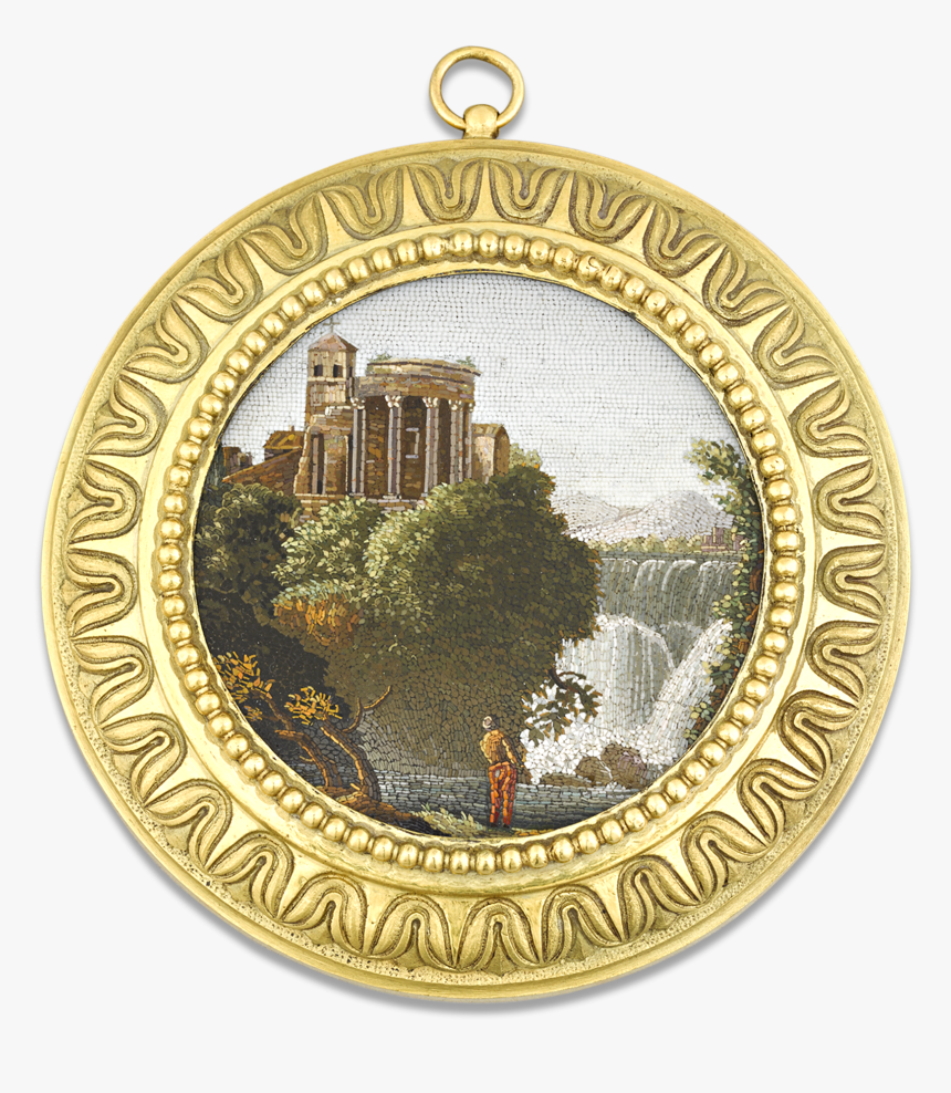 Early 19th Century Italian Micromosaic Plaque - Locket, HD Png Download, Free Download