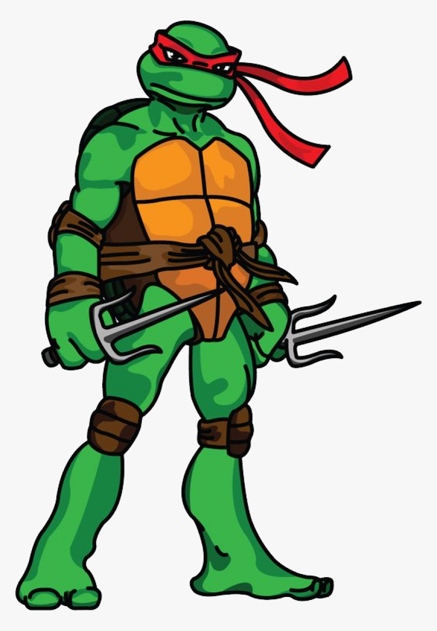 Drawissimo Kids How To Draw - Raphael Teenage Mutant Ninja Turtles Drawing, HD Png Download, Free Download