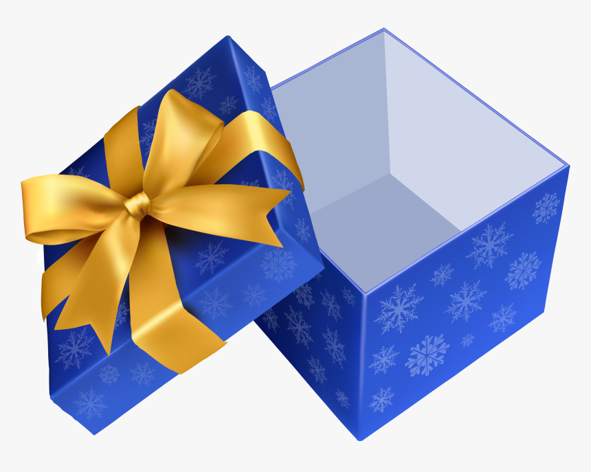 Открытая коробка с подарком. Коробка для подарка. Подарочная коробочка открытая. Подарок синий.