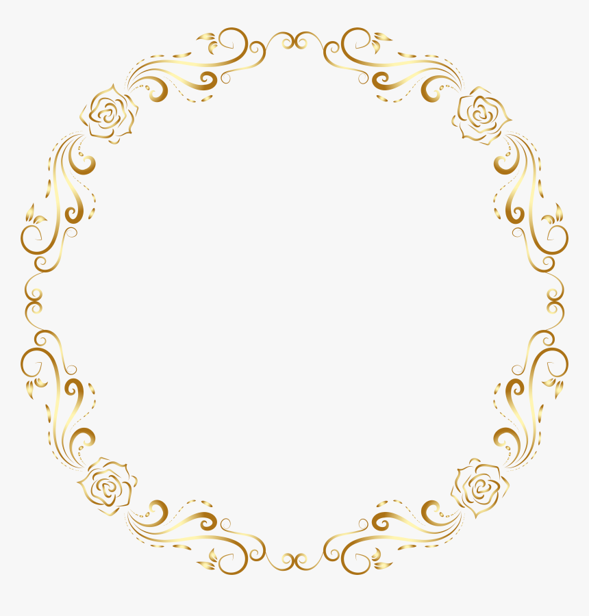 Round Deco Border Frame Transparent Png Clip Art, Png Download, Free Download