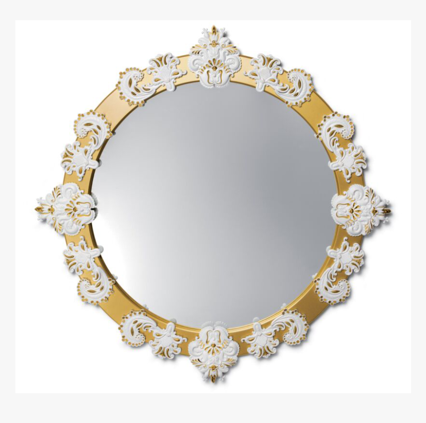 Mirror White - Golden Gray Mirror, HD Png Download, Free Download