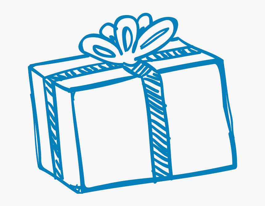 Blue Gift Clipart, HD Png Download, Free Download