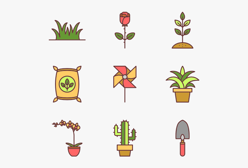 Garden Svg Clipart - Gardening Transparent, HD Png Download, Free Download