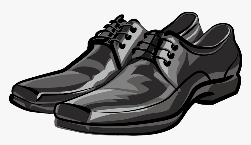 Banner Free Library Sneakers Clipart Dress Shoe - Men Shoes Cartoon, HD Png  Download - kindpng