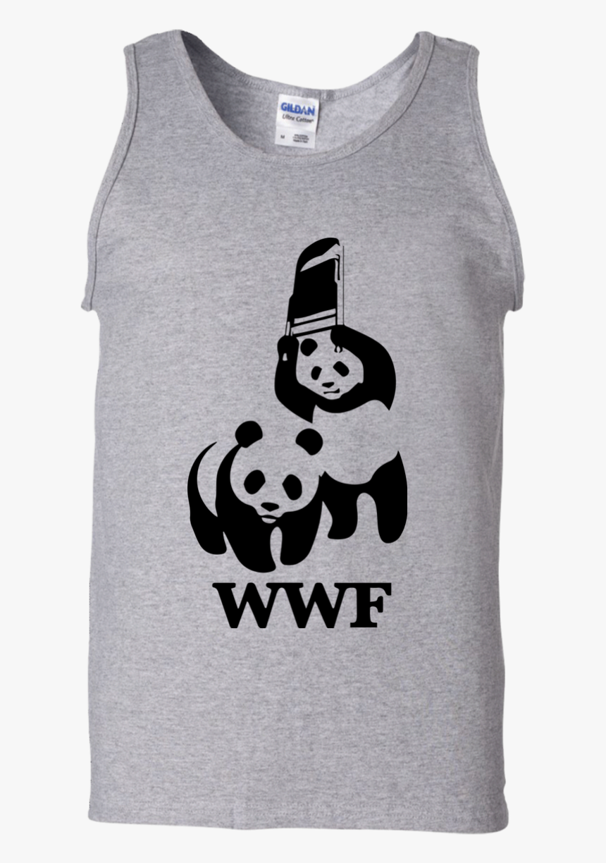 Men,women Tank Top, Hd Png Download , Png Download - Wwf Wrestling Panda Shirt, Transparent Png, Free Download