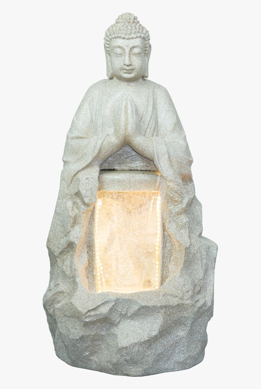 Namaskar Lord Buddha Decorative Water Fountain - Statue, HD Png Download, Free Download