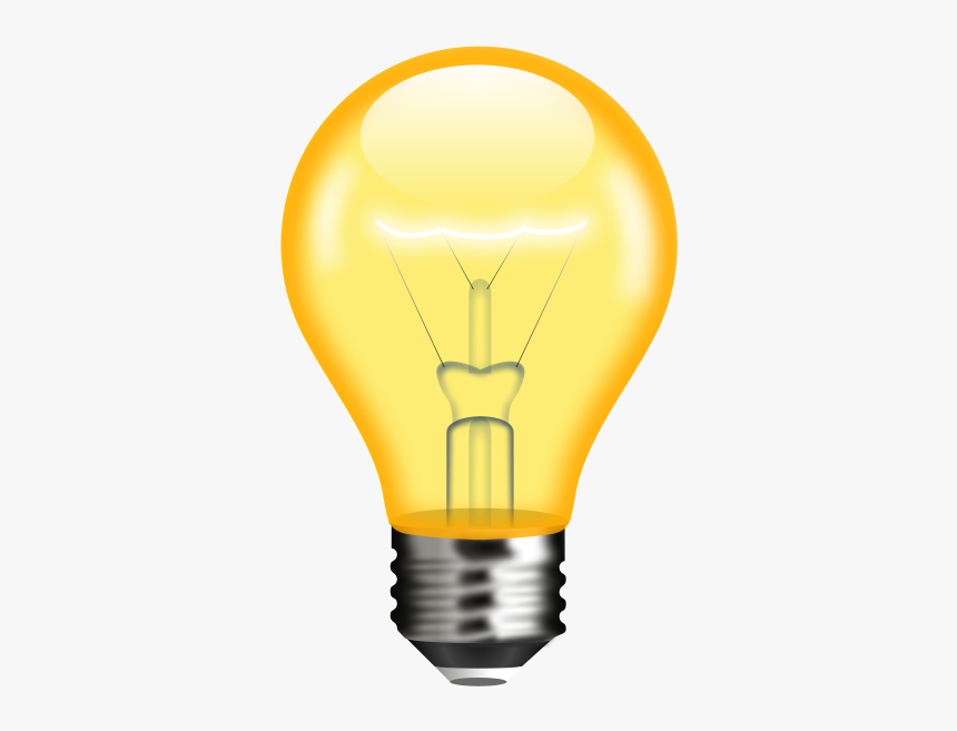 Bulb, File Oxygen Actions Help Hint Svg Wikimedia Commons - Transparent Light Bulb, HD Png Download, Free Download