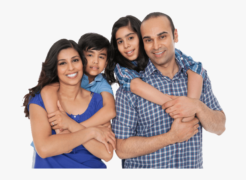 Control Jyoti United Family Of States Indian Clipart - Happy Indian Family Png, Transparent Png, Free Download