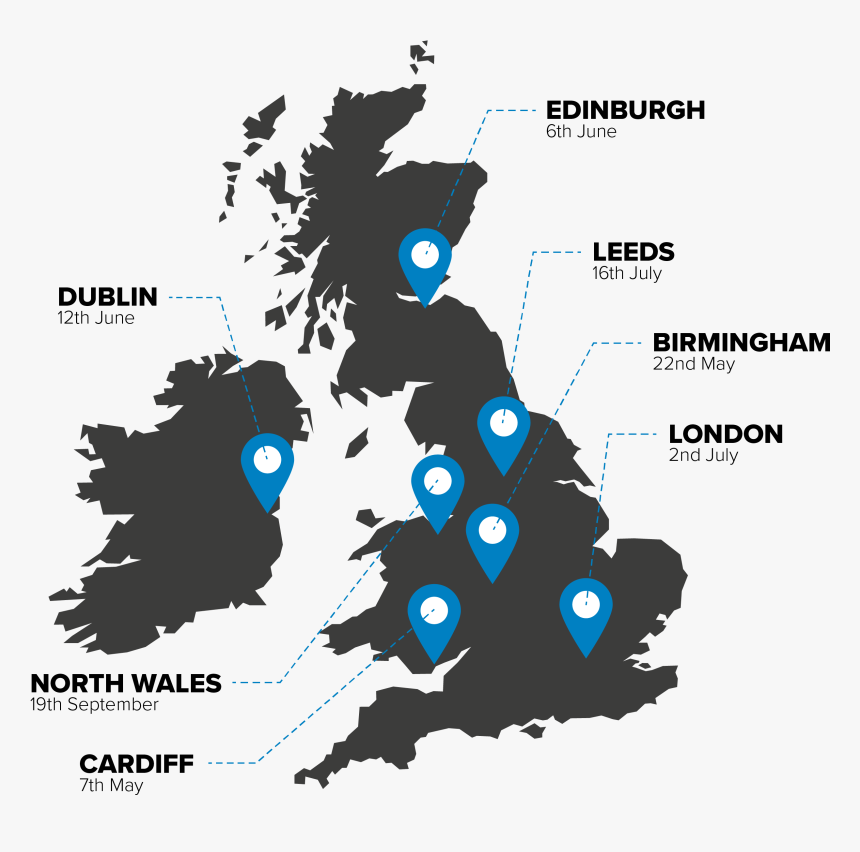 Universities In The Uk Map, HD Png Download, Free Download