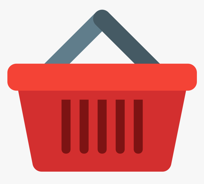 Shopping Cart Png - Shopping Basket Icon With Number, Transparent Png, Free Download
