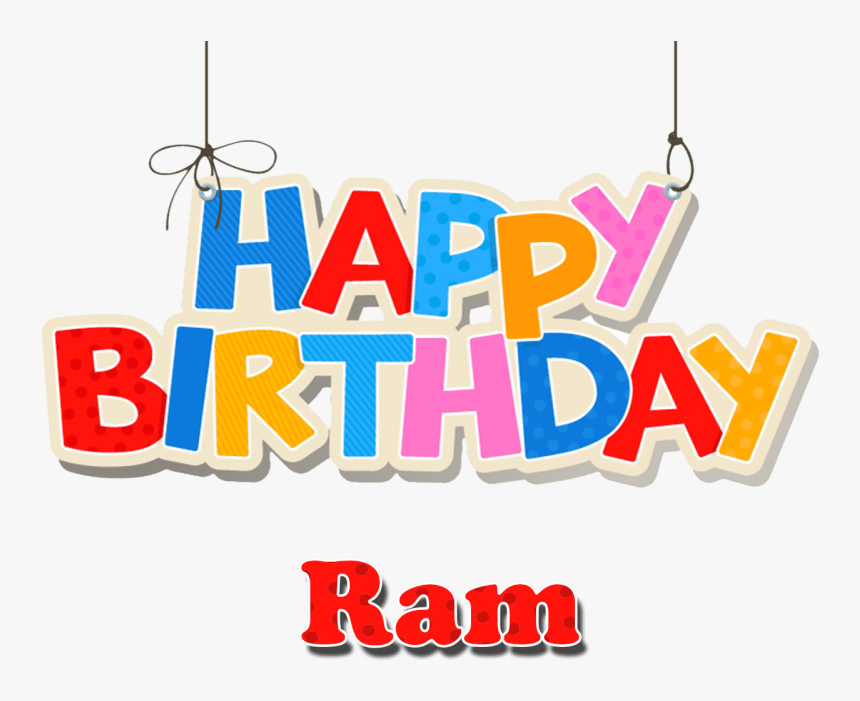 Ram Clipart Happy - Happy Birthday Aryan Png, Transparent Png, Free Download