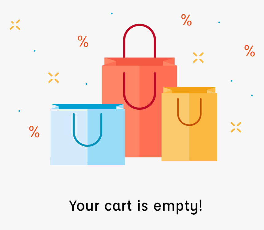 Empty-cart - Your Cart Is Empty, HD Png Download, Free Download