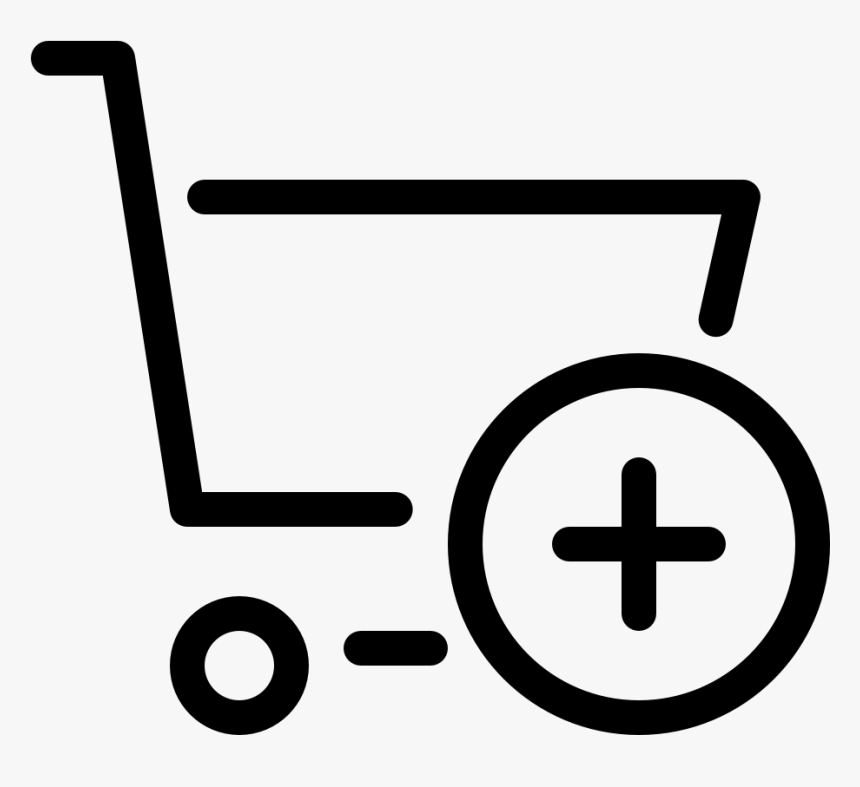 Shopping Cart Plus Shopping Cart Plus Shopping Cart - Icon, HD Png Download, Free Download