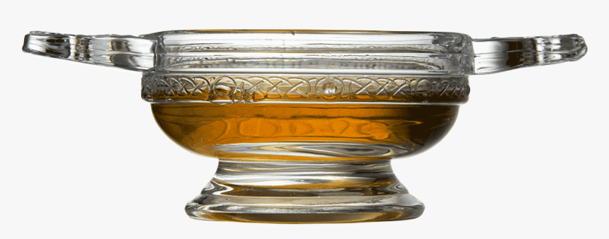 Glass Quaich Bowl - Quaich Scottish Drinking Glass, HD Png Download, Free Download