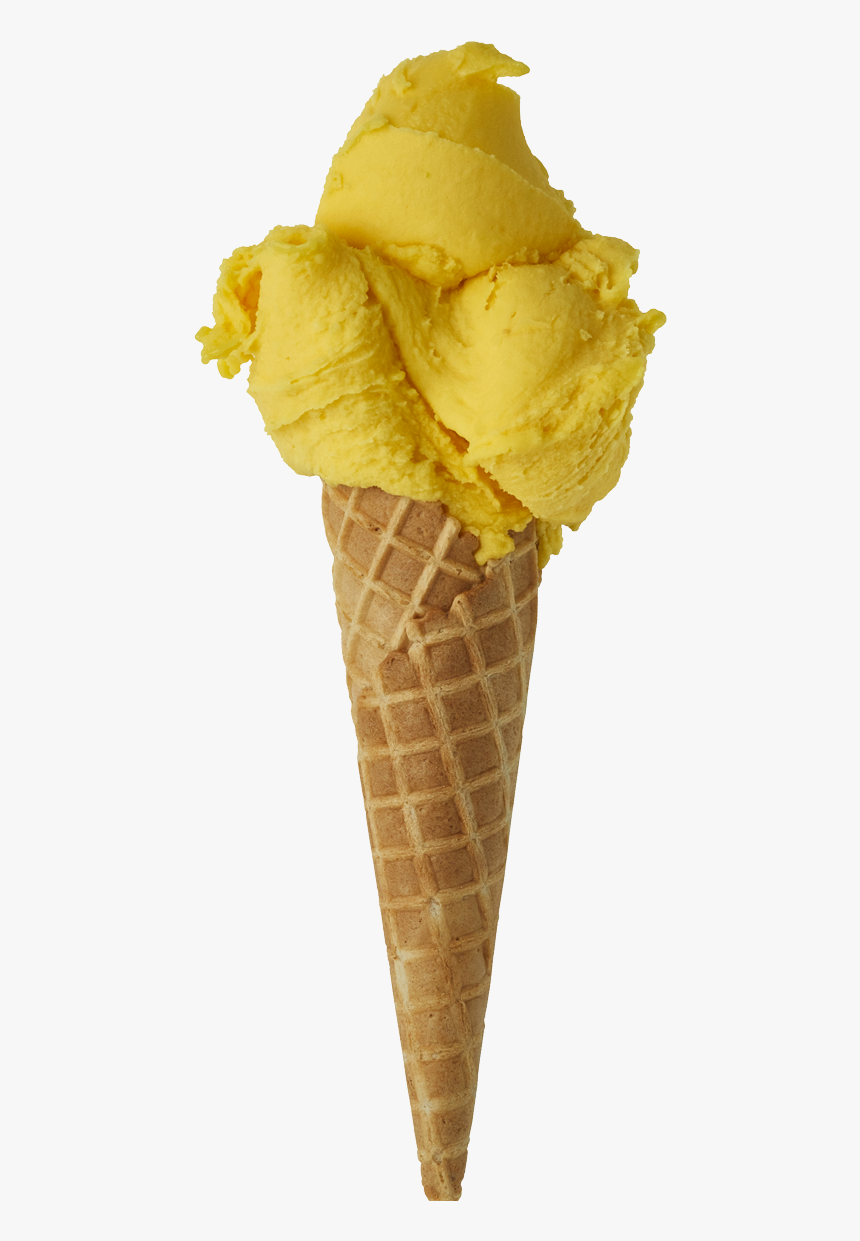 Mango Ice Cream Cone Png, Transparent Png, Free Download