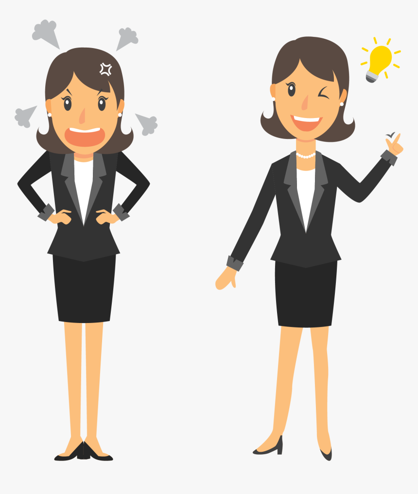 Transparent Woman Clipart - Business Woman Cartoon Png, Png Download, Free Download